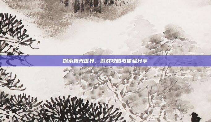 探索极光世界，游戏攻略与体验分享
