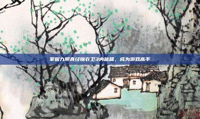 掌握九阴真经锦衣卫3内秘籍，成为游戏高手