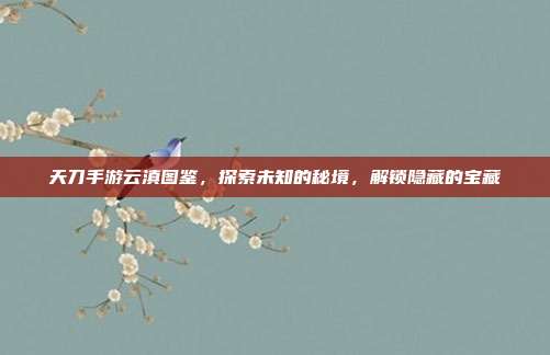 天刀手游云滇图鉴，探索未知的秘境，解锁隐藏的宝藏