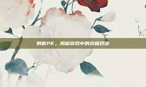 刺客PK，揭秘游戏中的终极对决