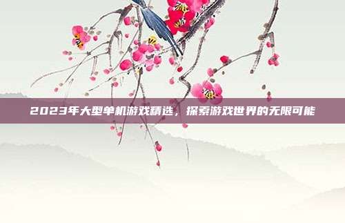 2023年大型单机游戏精选,探索游戏世界的无限可能
