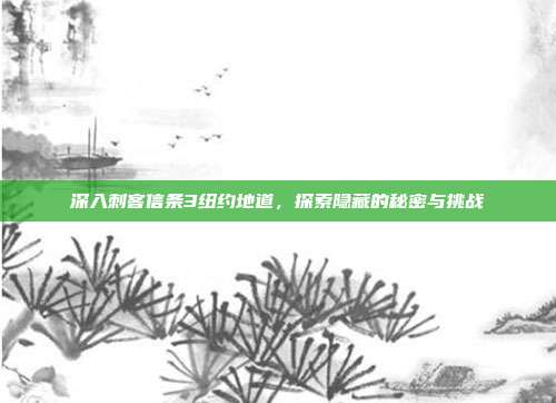 深入刺客信条3纽约地道，探索隐藏的秘密与挑战