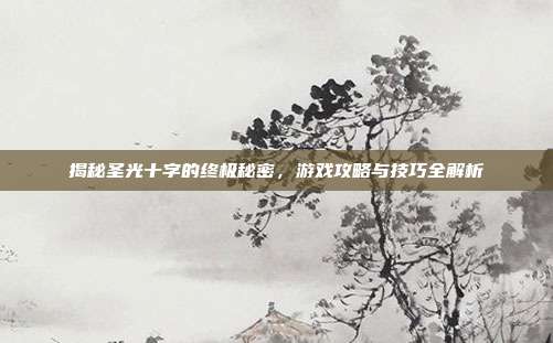 揭秘圣光十字的终极秘密,游戏攻略与技巧全解析