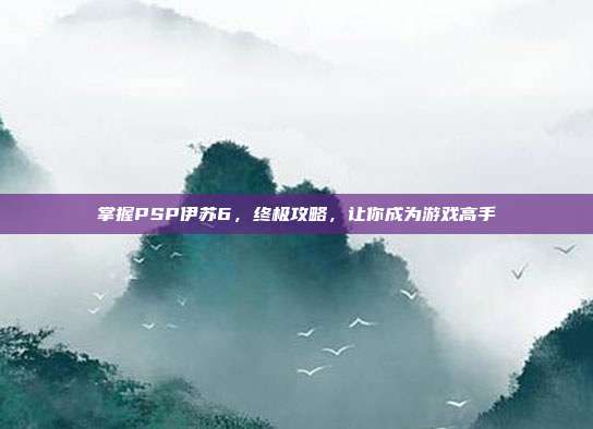 掌握PSP伊苏6,终极攻略,让你成为游戏高手