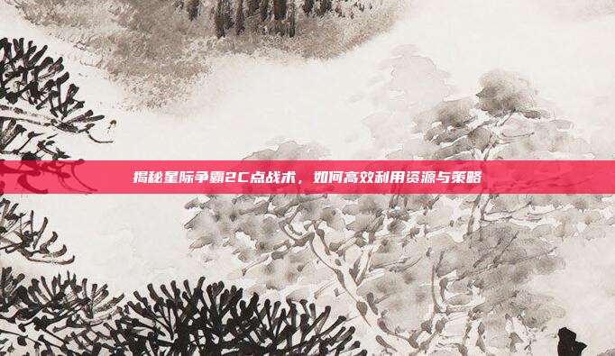 揭秘星际争霸2C点战术,如何高效利用资源与策略