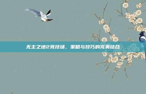 无主之地2竞技场,策略与技巧的完美结合
