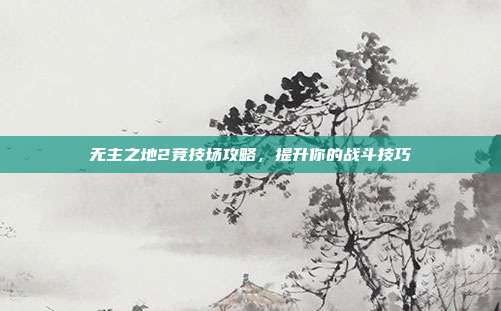 无主之地2竞技场攻略，提升你的战斗技巧