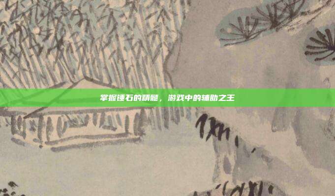 掌握锤石的精髓，游戏中的辅助之王