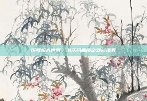 探索极光世界,激活码解锁游戏新境界