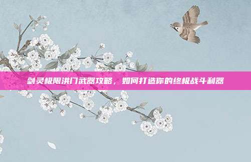 剑灵极限洪门武器攻略,如何打造你的终极战斗利器