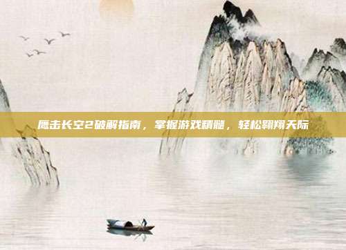 鹰击长空2破解指南,掌握游戏精髓,轻松翱翔天际