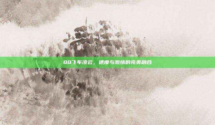 QQ飞车凌云,速度与激情的完美融合