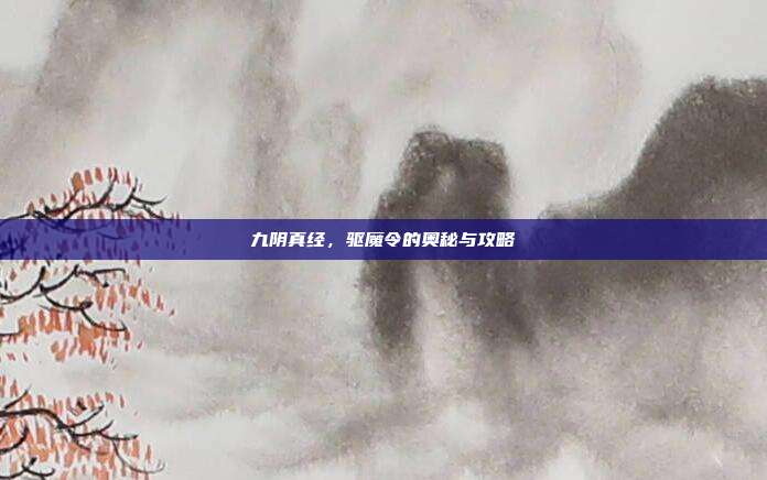 九阴真经,驱魔令的奥秘与攻略