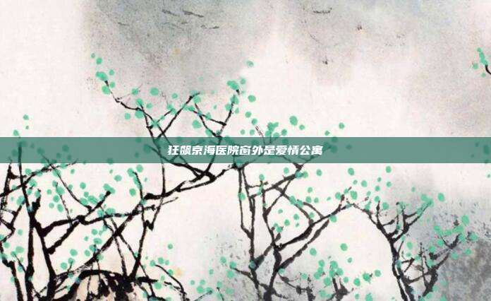 狂飙京海医院窗外是爱情公寓