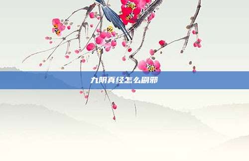 九阴真经怎么刷邪