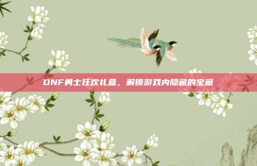 DNF勇士狂欢礼盒,解锁游戏内隐藏的宝藏
