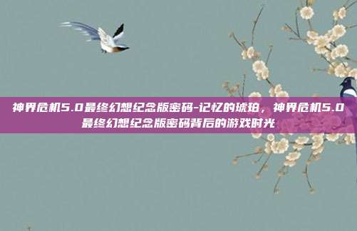 神界危机5.0最终幻想纪念版密码-记忆的琥珀，神界危机5.0最终幻想纪念版密码背后的游戏时光