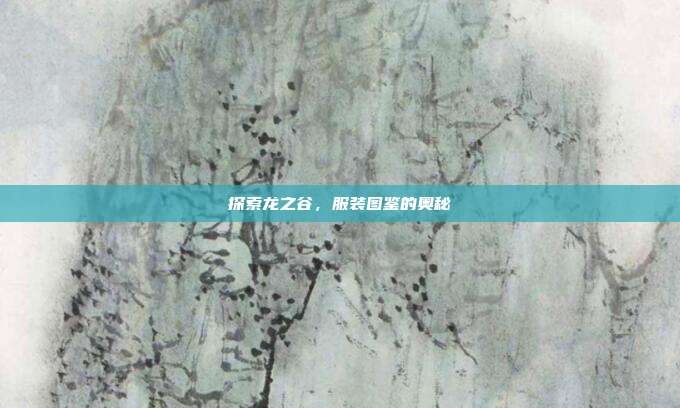 探索龙之谷，服装图鉴的奥秘