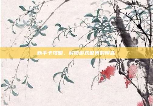 新手卡攻略，解锁游戏世界的钥匙