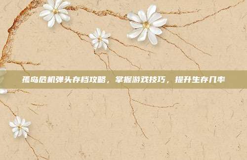 孤岛危机弹头存档攻略,掌握游戏技巧,提升生存几率