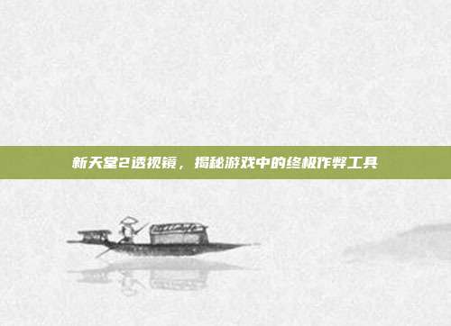 新天堂2透视镜，揭秘游戏中的终极作弊工具
