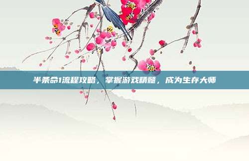 半条命1流程攻略，掌握游戏精髓，成为生存大师