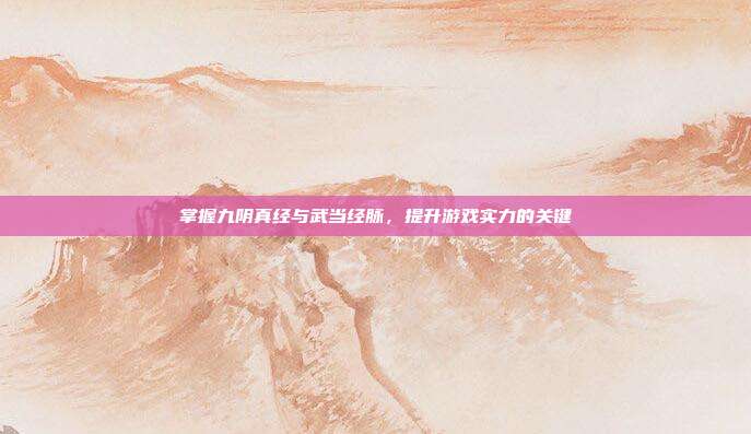 掌握九阴真经与武当经脉,提升游戏实力的关键