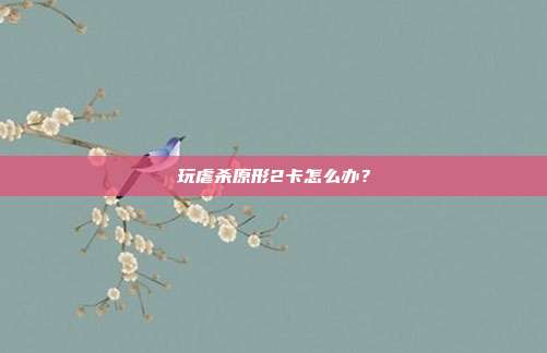 玩虐杀原形2卡怎么办?