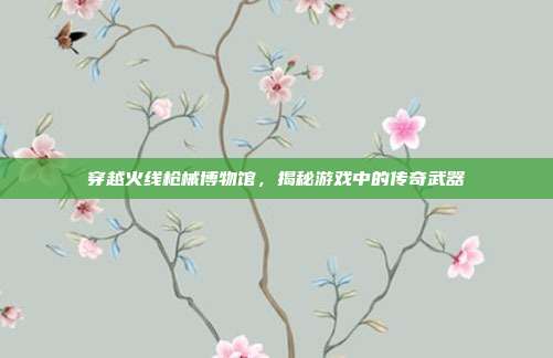 穿越火线枪械博物馆,揭秘游戏中的传奇武器