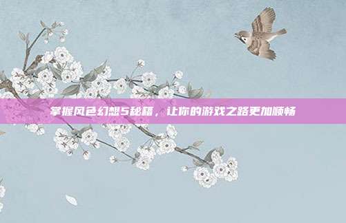 掌握风色幻想5秘籍,让你的游戏之路更加顺畅