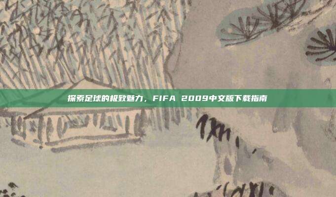 探索足球的极致魅力,FIFA 2009中文版下载指南