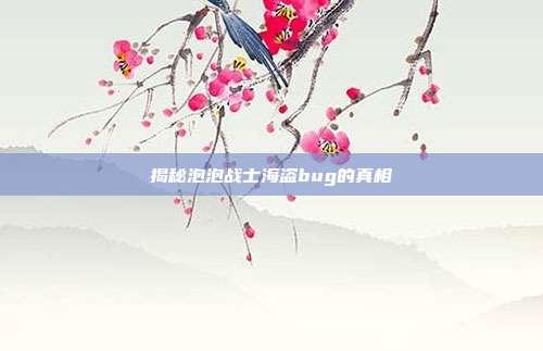 揭秘泡泡战士海盗bug的真相