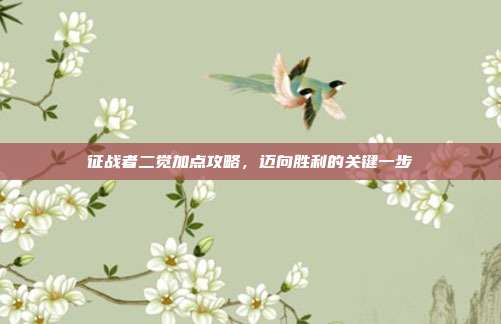 征战者二觉加点攻略,迈向胜利的关键一步