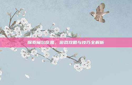 探索魔尔庄园，游戏攻略与技巧全解析