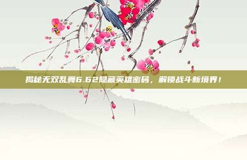 揭秘无双乱舞6.62隐藏英雄密码，解锁战斗新境界！
