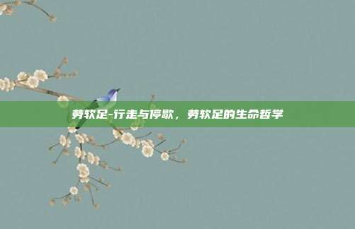 劳软足-行走与停歇，劳软足的生命哲学
