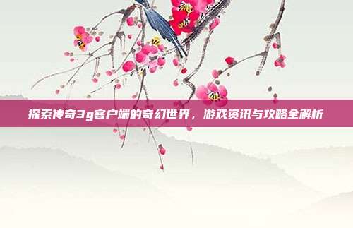 探索传奇3g客户端的奇幻世界,游戏资讯与攻略全解析