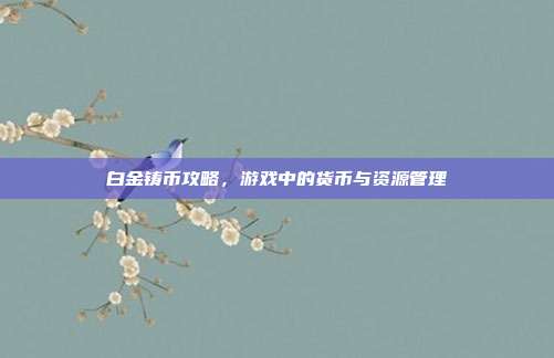 白金铸币攻略,游戏中的货币与资源管理