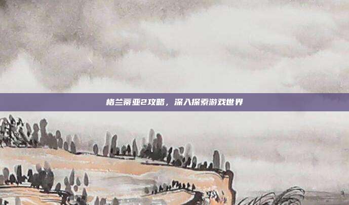 格兰蒂亚2攻略,深入探索游戏世界