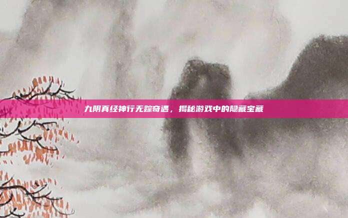 九阴真经神行无踪奇遇，揭秘游戏中的隐藏宝藏