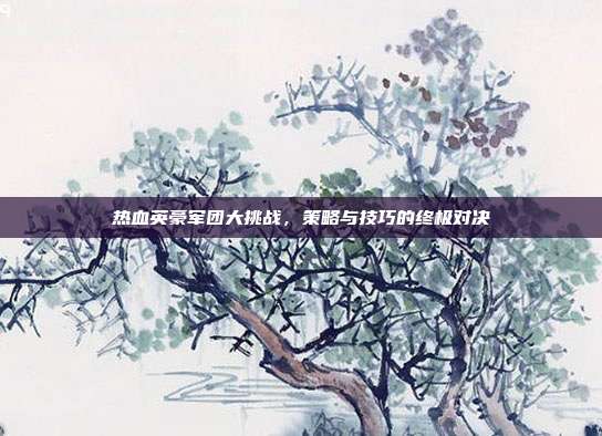 热血英豪军团大挑战,策略与技巧的终极对决