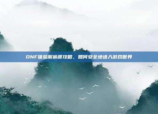 DNF体验服偷渡攻略,如何安全地进入游戏世界