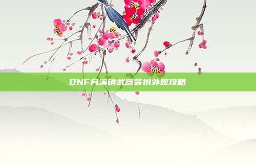 DNF月溪镇武器装扮外观攻略