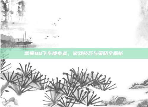 掌握QQ飞车侦察者,游戏技巧与策略全解析