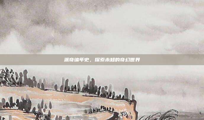 派奇编年史，探索未知的奇幻世界