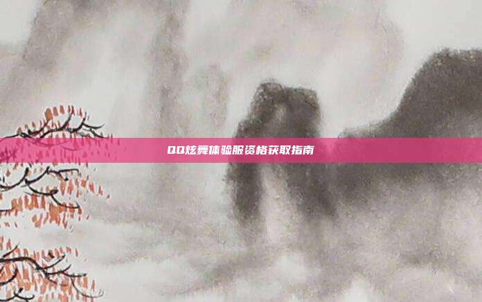 QQ炫舞体验服资格获取指南