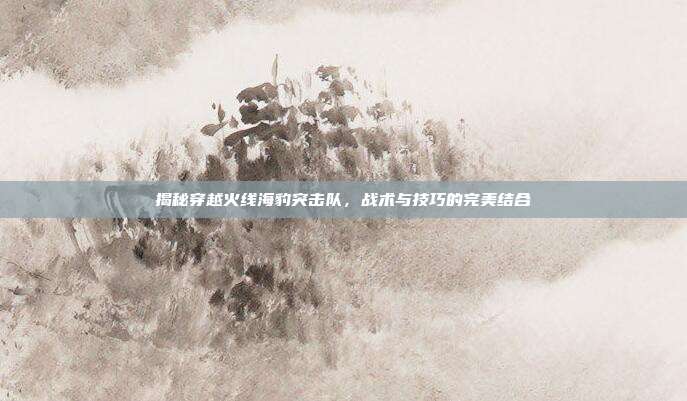 揭秘穿越火线海豹突击队,战术与技巧的完美结合