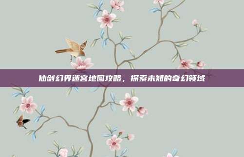 仙剑幻界迷宫地图攻略,探索未知的奇幻领域