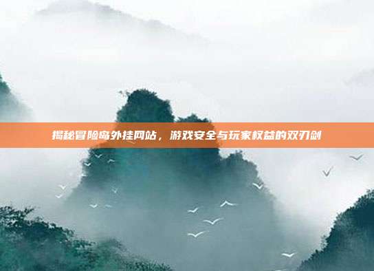 揭秘冒险岛外挂网站,游戏安全与玩家权益的双刃剑