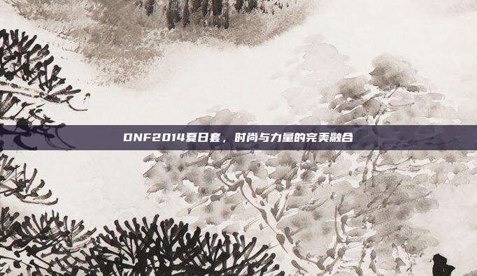 DNF2014夏日套，时尚与力量的完美融合